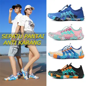 Sepatu Pantai Anti-Slip Wanita Pria Olahraga Air Sepatu Air Sepatu Selam Sepatu Renang Sepatu Rafting Sepatu Renang Sepatu Mancing Sepatu Snorkling Aqua Shoes Sepatu Poundfit