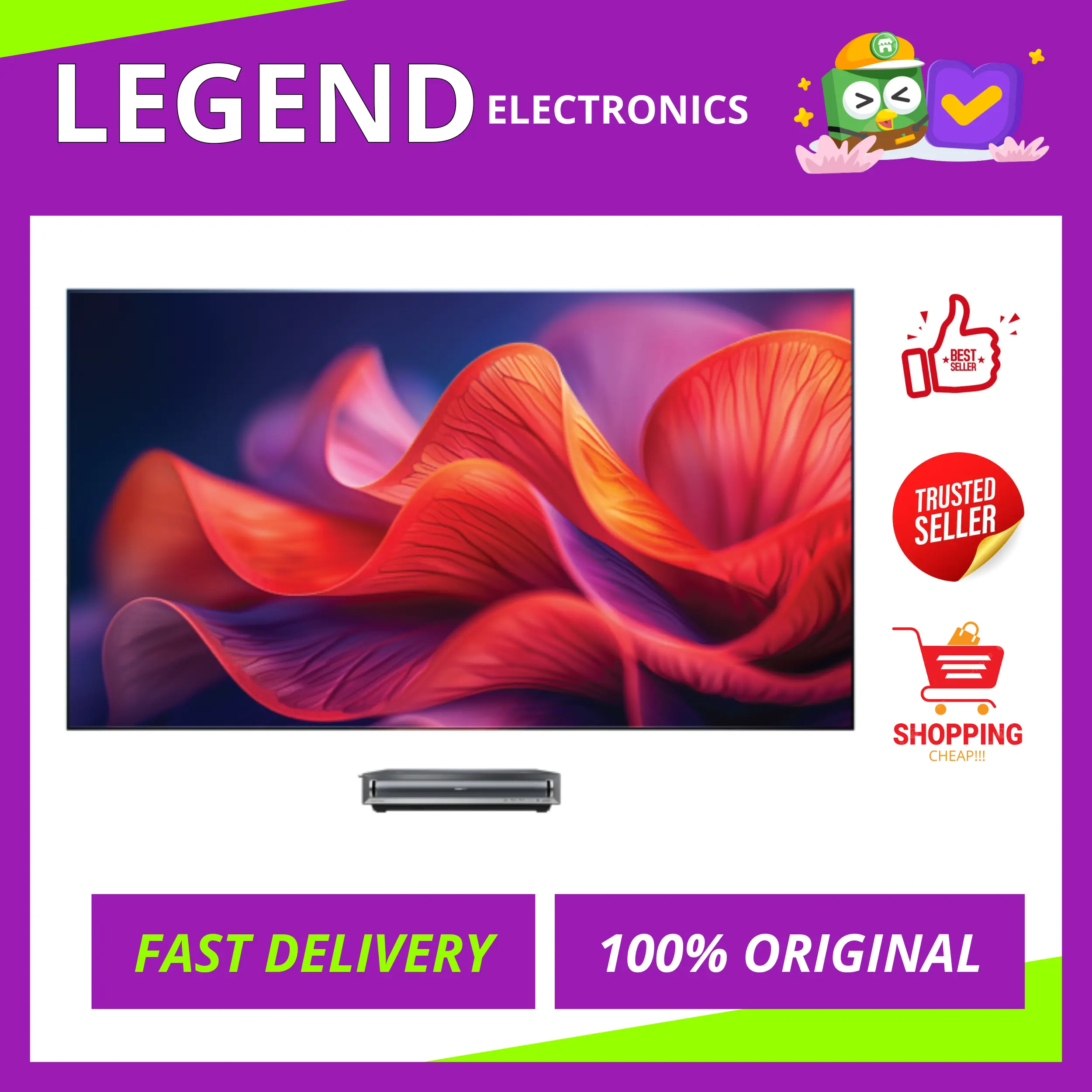 HISENSE PX3-PROMAX LASER TV 150 INCH CINEMA UHD 4K - HISENSE PX3PROMAX