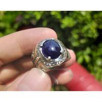 Gambar Batu Permata Natural Blue Sapphire SF020 Solid Dark Blue Ikatan Perak Mewah dari CNC phoneshop Kota Administrasi Jakarta Pusat 4 Tokopedia