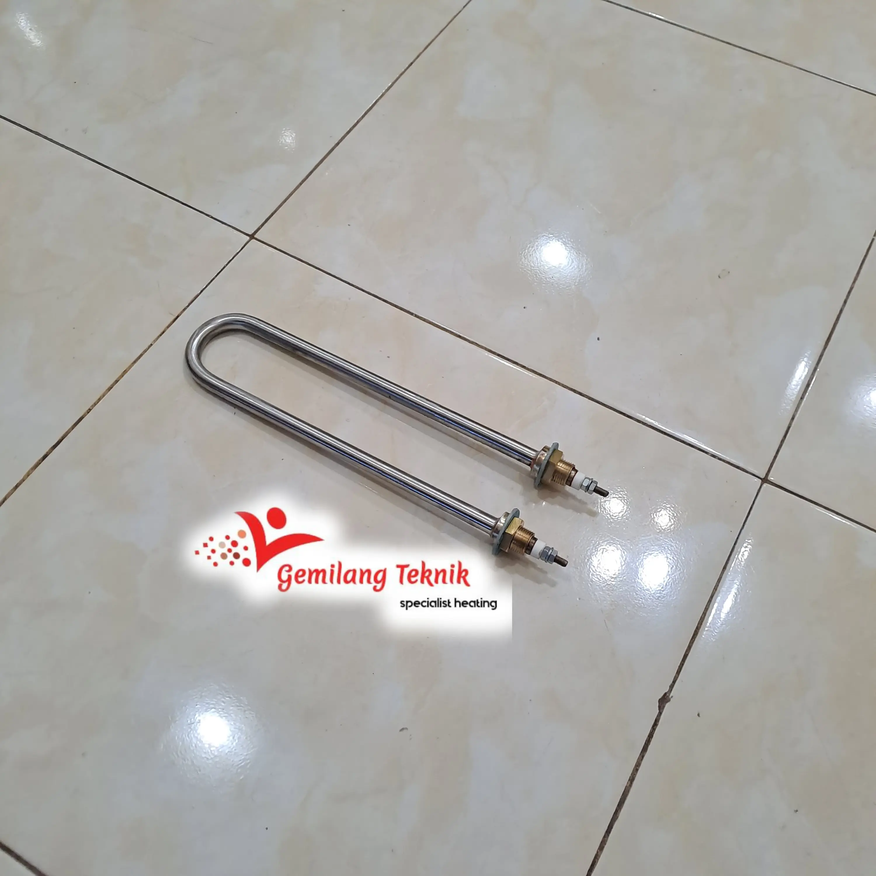Tubular Heater Tipe U Panjang 35cm x Lebar 6cm 220volt 1000watt