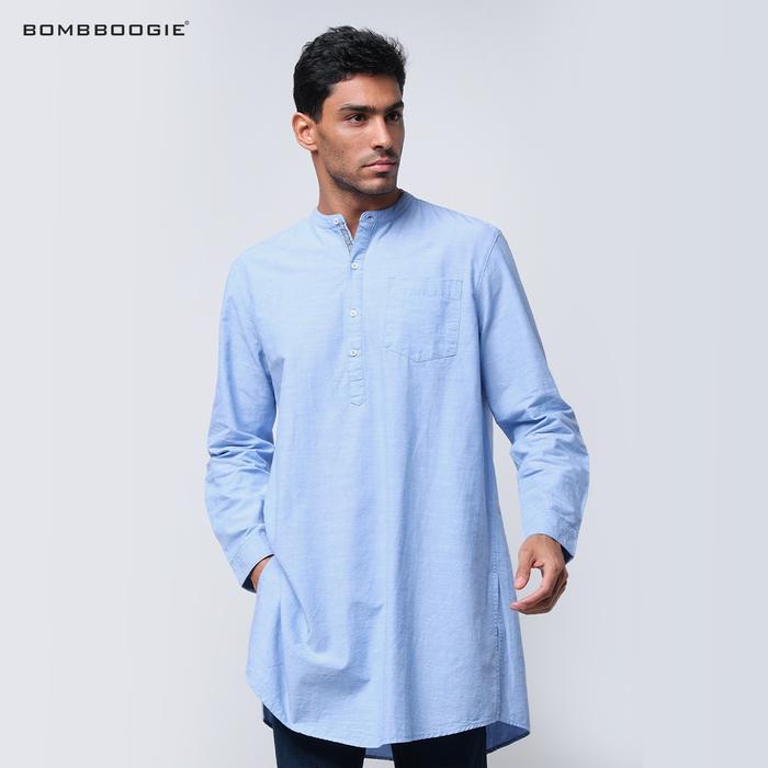 Gambar Plasma Blue Koko Shirt 24733B5BL - Bombboogie - S dari Bombboogie Kota Bandung Tokopedia