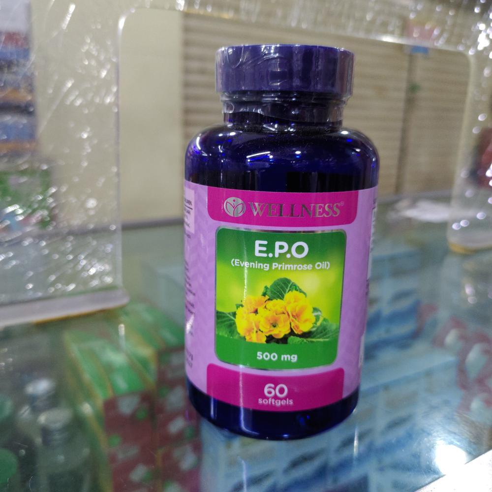wellness epo evening primrose oil 500mg isi 60 sofgels
