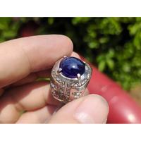 Gambar Batu Permata Natural Blue Sapphire SF020 Solid Dark Blue Ikatan Perak Mewah dari CNC phoneshop Kota Administrasi Jakarta Pusat 5 Tokopedia