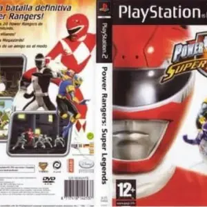 DVD GAME PS 2 POWER RANGERS SUPER LEGENDS