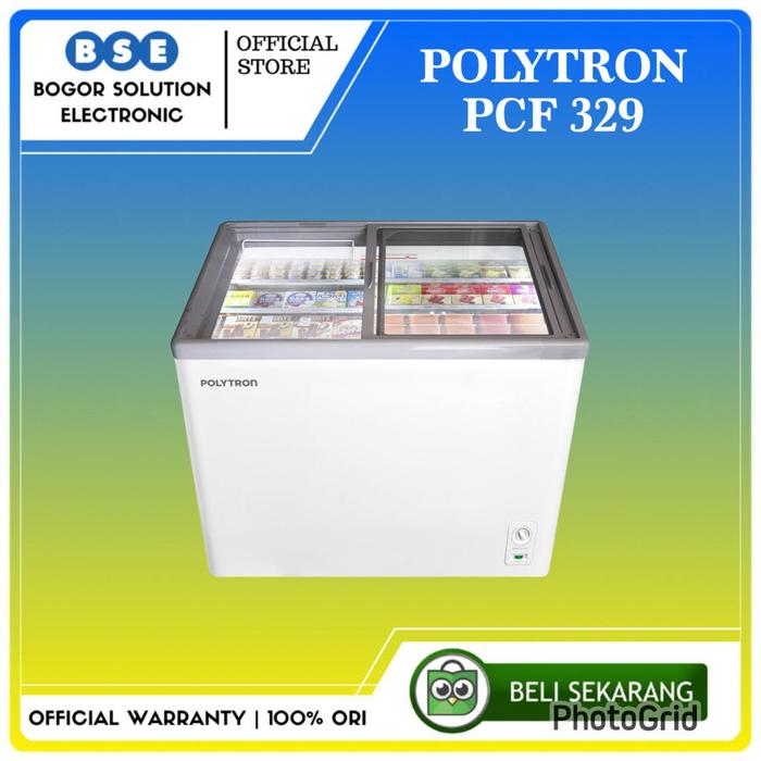 Gambar Freezer Polytron PCF329 Freezer Polytron 300 Liter PCF 329 Chest Freezer Sliding Glass PCF329 dari Bogor Solution Electronic Kota Bogor Tokopedia