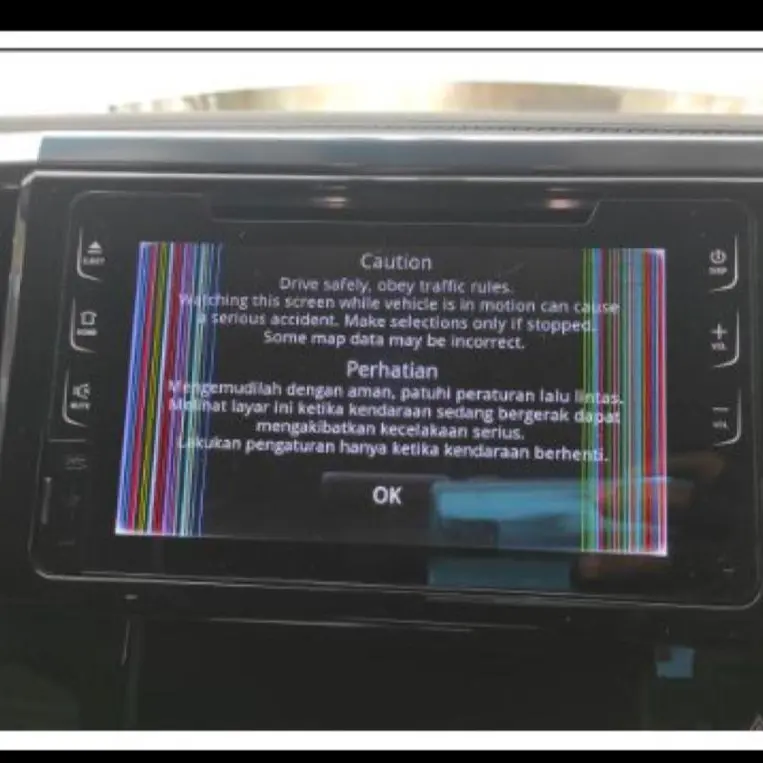 Lcd audio mobil Toyota alpard 2015-2019