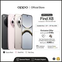 Gambar OPPO Find X8 16GB/512GB & 12GB/256GB (Garansi Resmi) XYZ8732OP - 12GB Hitam, GIFT + PROTEKSI dari OPPO Store Indonesia Kota Tangerang 1 Tokopedia