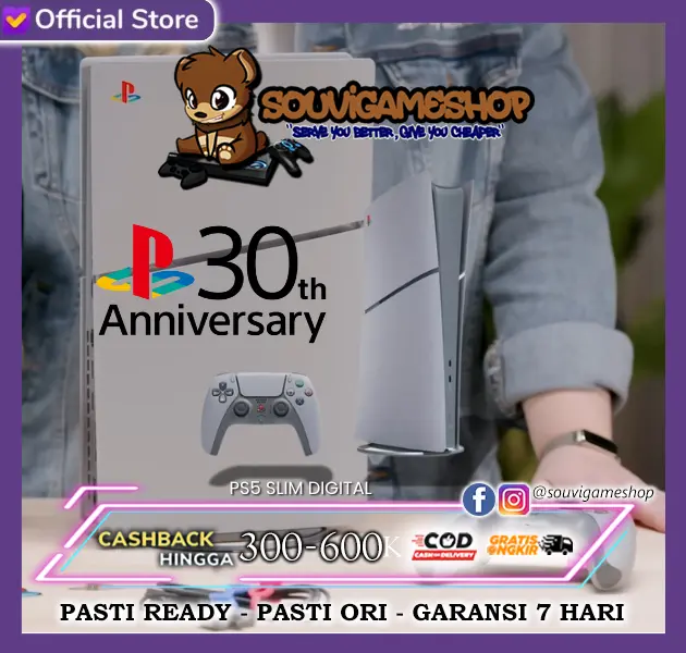 PlayStation 5 Slim/PS5 Slim Digital Edition/PS5 30th Anniversary Limited Edition Bundle