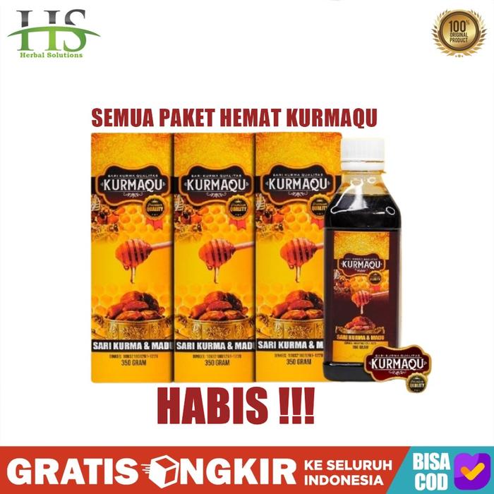 Gambar KURMAQU PAKET HEMAT - Sari Kurma Dan Madu Asli Alami - Original dari Herbal Solutions Kota Administrasi Jakarta Barat Tokopedia
