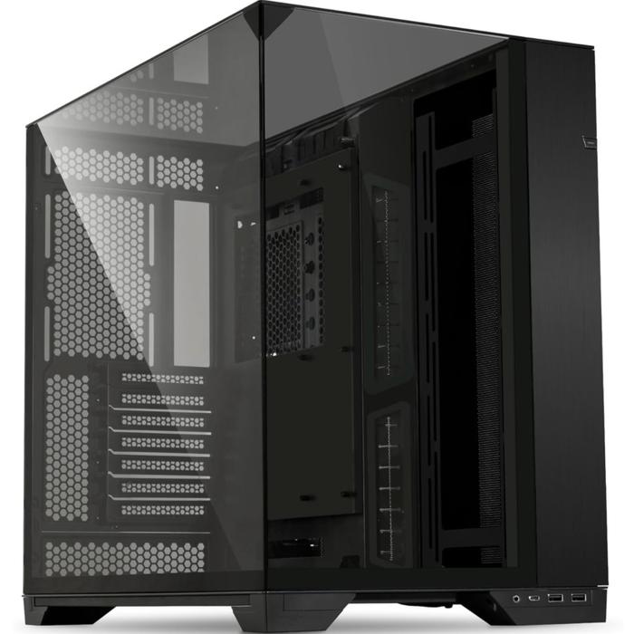 Gambar LIAN LI O11 VISION BLACK MID TOWER PC CASE CASING GAMING CHASSIS dari RedTeknologi-Redcom Kota Administrasi Jakarta Barat Tokopedia
