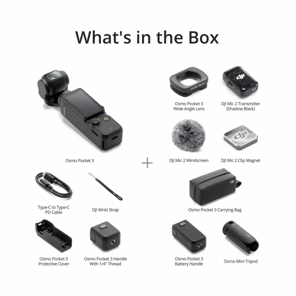 DJI Osmo Pocket 3 Creator Combo 4K Pocket Camera