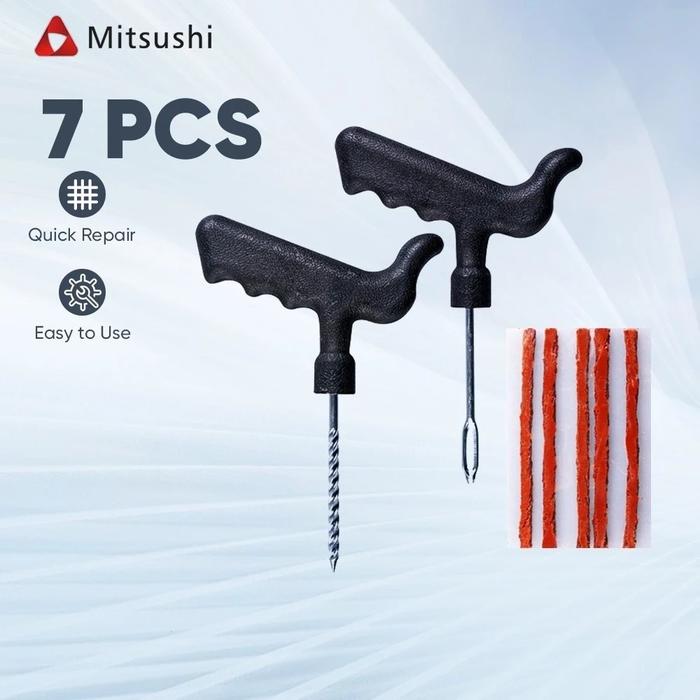 Gambar Mitsushi Kit Alat Reparasi Ban Tubeless Mobil dan Motor Aksesoris Sepeda 7 pcs Car Karet Tire dari Mitsushi tools Kota Administrasi Jakarta Utara Tokopedia