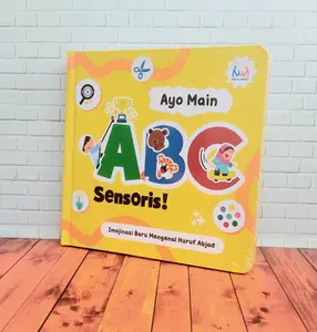 Boardbook Sensoris Ayo Main ABC Imajinasi Baru Menganal Huruf Abjad