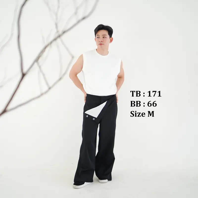 MU-JO "Rex" Side Zipper Pants 1