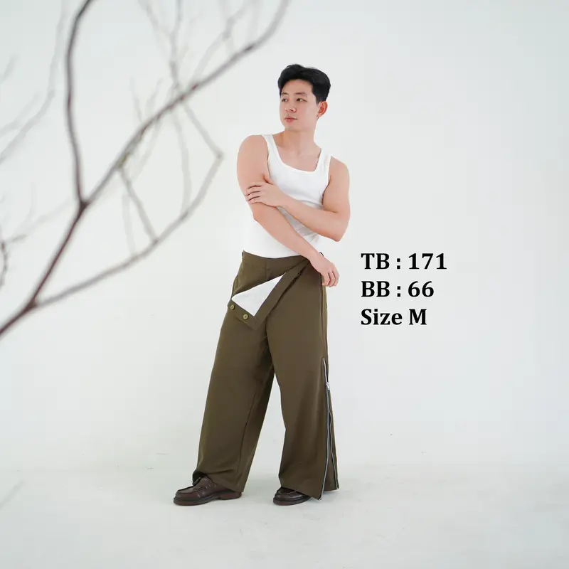 MU-JO "Rex" Side Zipper Pants 0