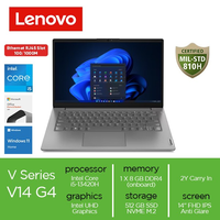 Gambar Lenovo V14 G4 IRU Intel Core i5-13420H/8GB/512GB/Win11 Home/OHS - Laptop dari JnJ Online Kota Administrasi Jakarta Pusat 1 Tokopedia