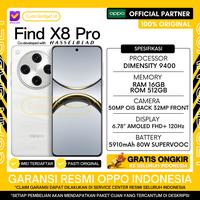 Gambar OPPO FIND X8 PRO 16/512 OPPO FIND X8PRO 16/512 FINDX8 PRO 16/512 GARANSI RESMI INDONESIA - SPACE BLACK, BONUS 30 ITEM dari Cuan Gadget.id Kota Bekasi 2 Tokopedia