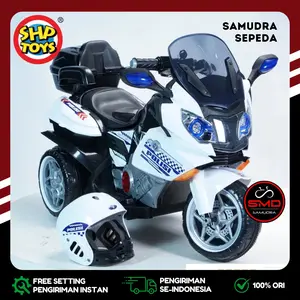 Motor Aki Mainan Anak Cas Remote SHP Volta 5021 Samurai Ninja  Remot Besar Free Helm Murah BDG