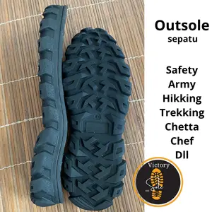 Alas sepatu safety sol sepatu jogger cheetah hikking sol sefty model Raf