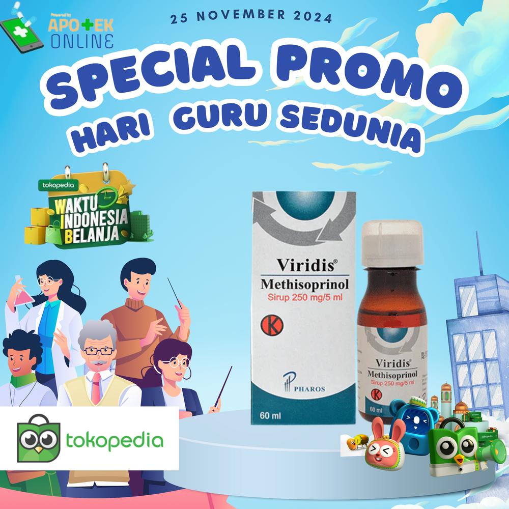 VIRIDIS 250 MG/5 ML SIRUP 60 ML BOTOL