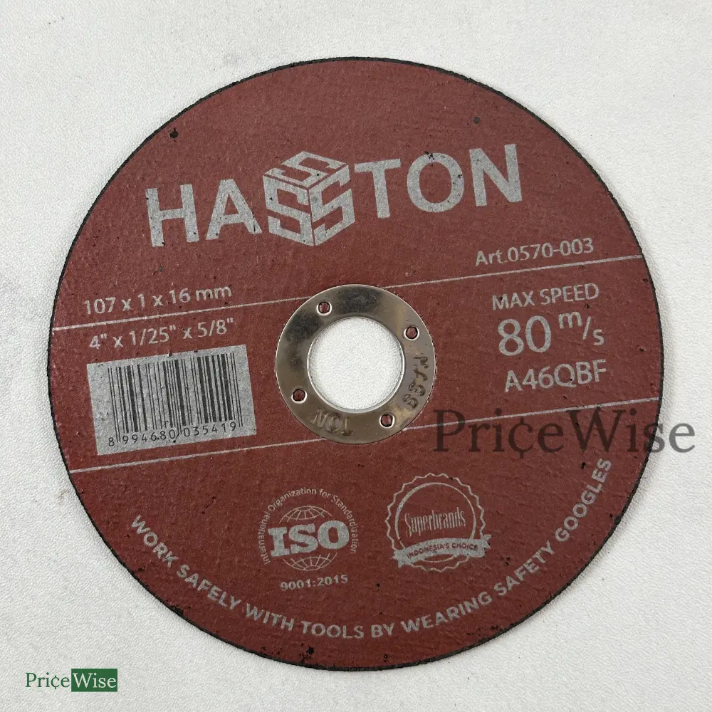 Mata Gerinda Potong 4" Hasston / Batu Gerinda Gurinda Prohex