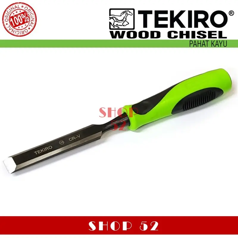 TEKIRO Pahat Kayu Satuan Wood Chisel 1/4" 3/8" 1/2" 5/8" 3/4" 1" 1-1/4" 1-1/2" in inch Original 2