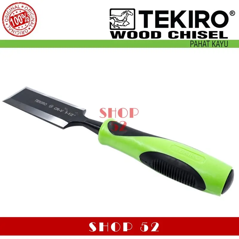 TEKIRO Pahat Kayu Satuan Wood Chisel 1/4" 3/8" 1/2" 5/8" 3/4" 1" 1-1/4" 1-1/2" in inch Original 4