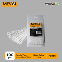Gambar MEVAL Kabel Ties 2,5mm Cable Ties 10cm - Putih dari MEVAL ID Kota Tangerang 3 Tokopedia