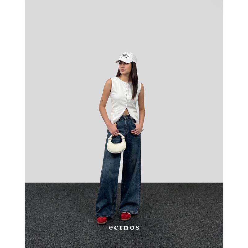 ECINOS - DENIM Wide Jeans 5