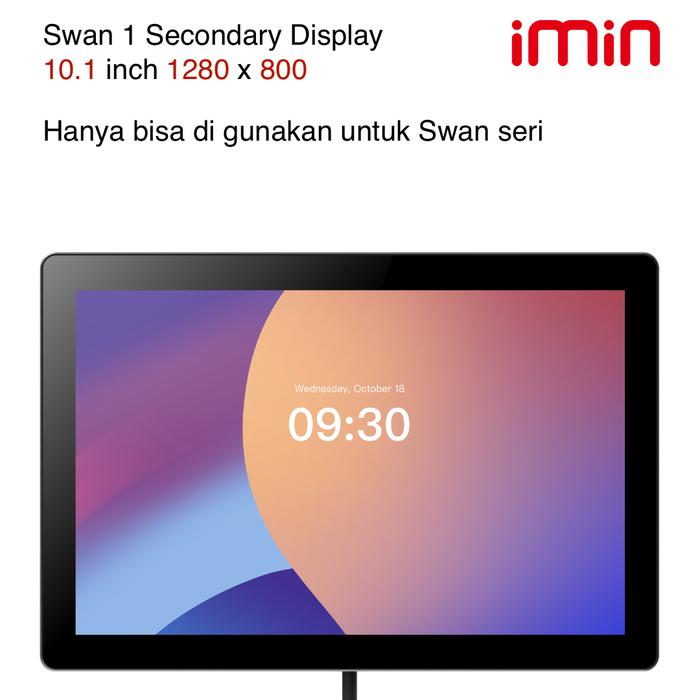 Gambar Layar Kedua Customer Display iMin Swan 1 Second Display 10.1 inch dari iMin Indonesia Kota Administrasi Jakarta Utara Tokopedia