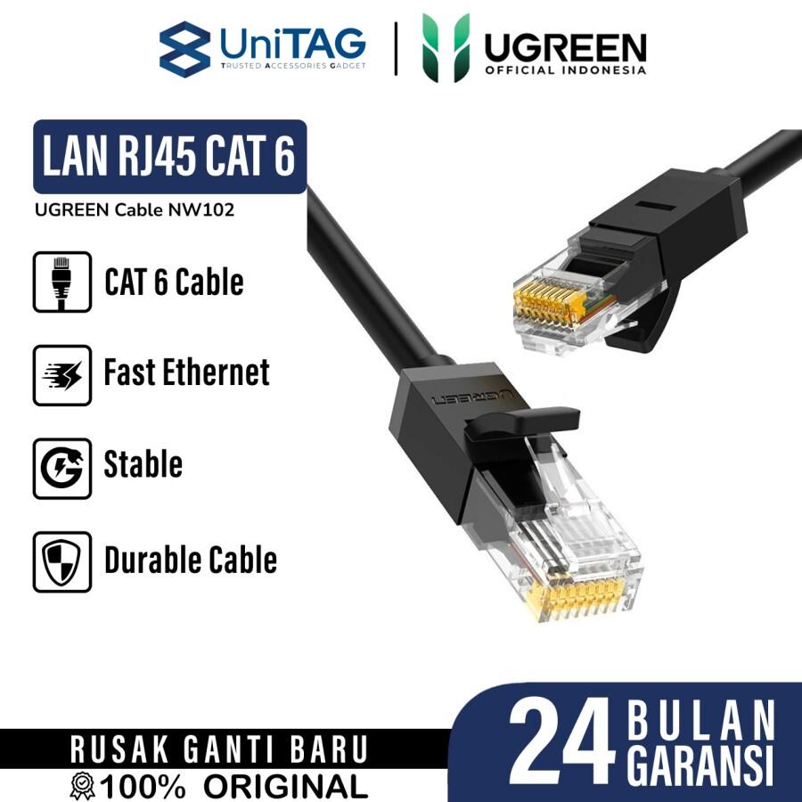 UGREEN Kabel LAN CAT 6 UTP 10m - Black NW102 20164