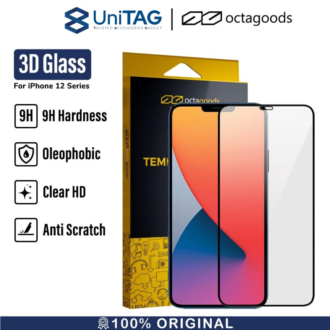 Tempered Glass iPhone 12 Pro Max 12 Mini OCTA 3D Glass Full Cover
