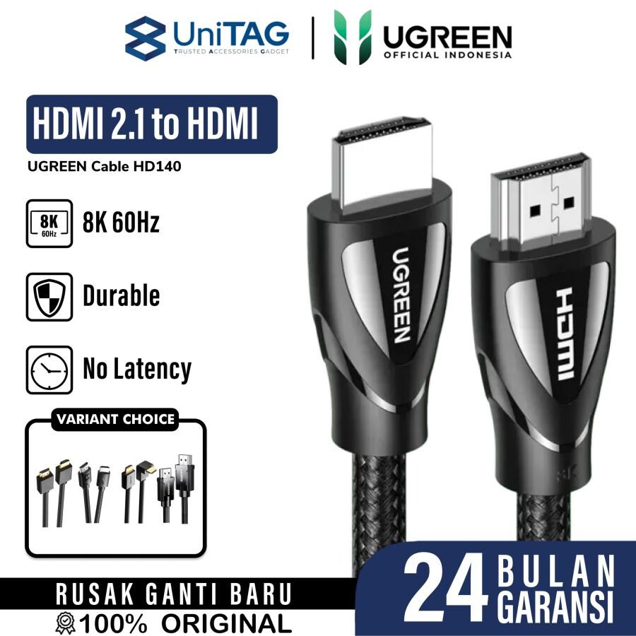 UGREEN Kabel Display HDMI to HDMI 2.1 8K Braided 2m - Black HD140 80403