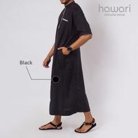 Gambar Jubah Gamis Pria Lengan Pendek Abu Bakar Original by Hawari dari Baju Berkah Store Kota Tangerang Selatan 4 Tokopedia
