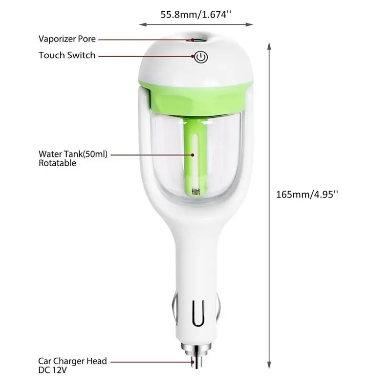 Asli Nanum Car Humidifier Vehicle Aromatherapy Mobil Humidifier 50mL 4
