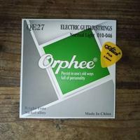 Gambar Senar Gitar Listrik - Orphee QE27 Normal Light 010-046 Original  - Free Pick dari debalisale Kota Denpasar 1 Tokopedia