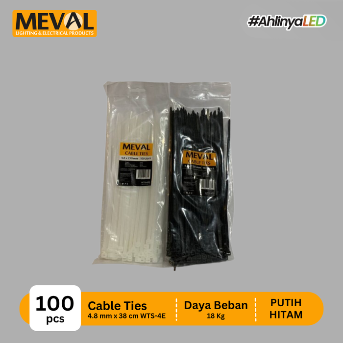 Gambar MEVAL Kabel Ties 4,8mm Cable Ties 38cm dari MEVAL ID Kota Tangerang Tokopedia