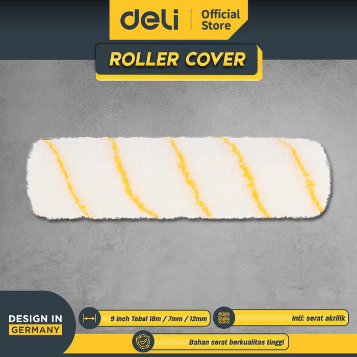 Gambar Deli Busah Rollan Cat Tembok 9 Inch / Roller cover EDL5096XX-1 - 7mm dari Deli Tools Official Kab. Tangerang Tokopedia