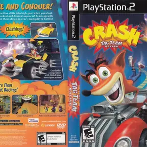 KASET GAME PS 2 CRASH TAG TEAM RACING