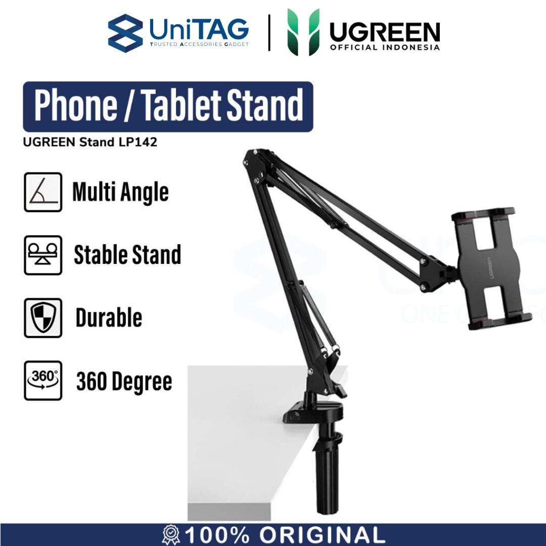 UGREEN Stand HP Flexible Lazy Pot Handphone Holder - Black LP113 80906-1
