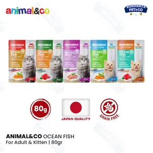 ANC Wet Cat Food Pouch 80gr makanan basah kucing animalnco
