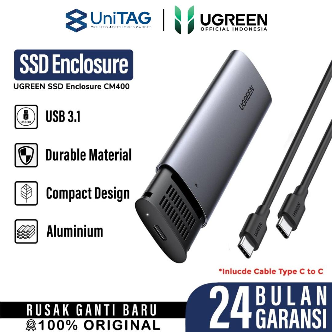 UGREEN Enclosure SSD M.2 NVMe SATA - CM400 10902-1