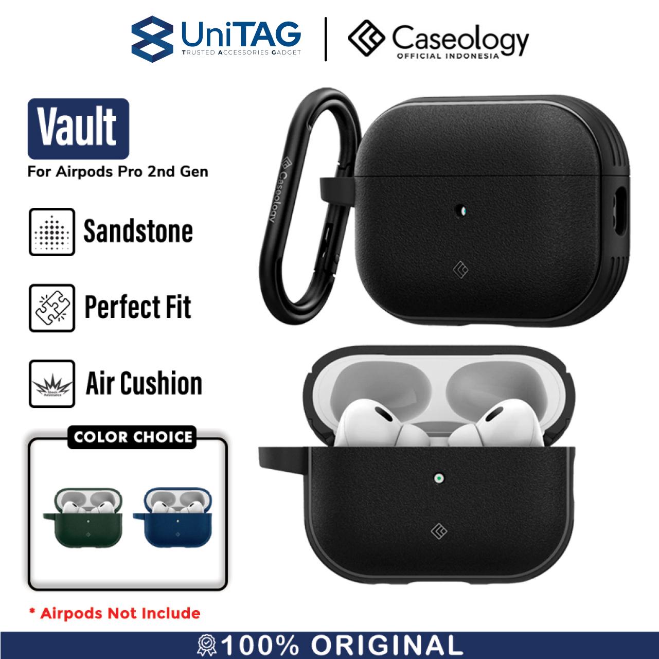 Case Airpods Pro 2 Caseology Vault Anti Slip Crack Softcase TPU Casing
