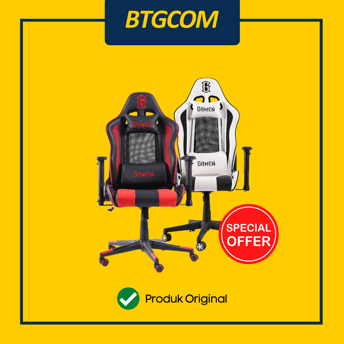 Gambar GAMEN AESIR KURSI GAMING CHAIR ERGONOMIS KUALITAS PREMIUM dari btgcom Kota Denpasar Tokopedia