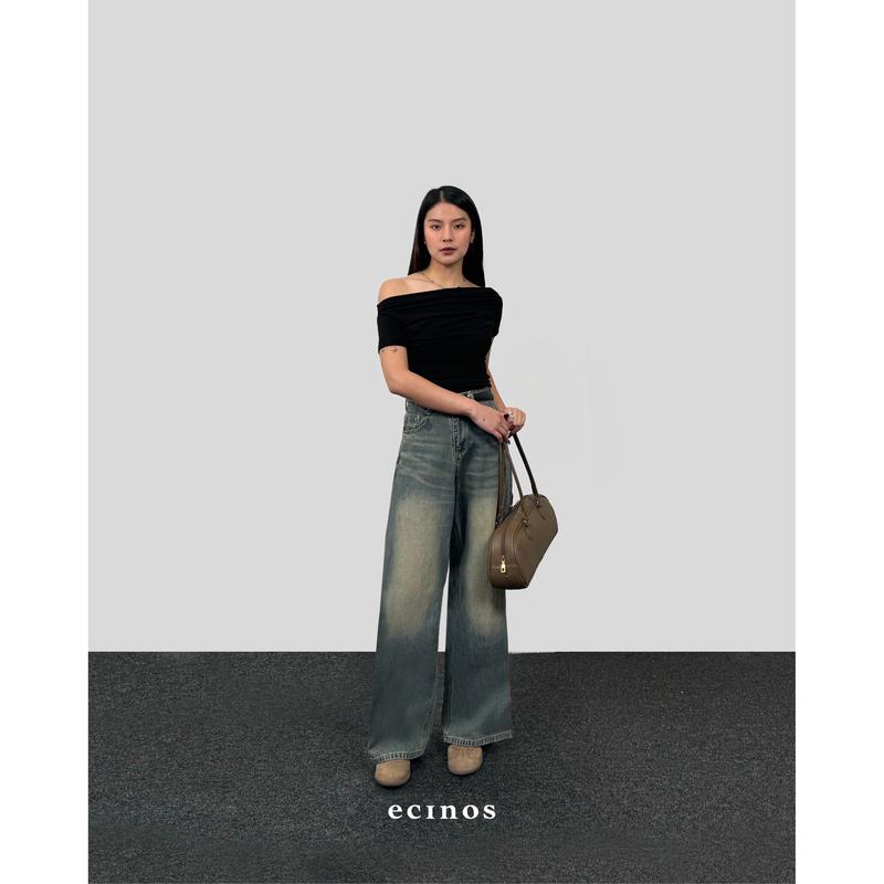 ECINOS - DENIM Wide Jeans 4