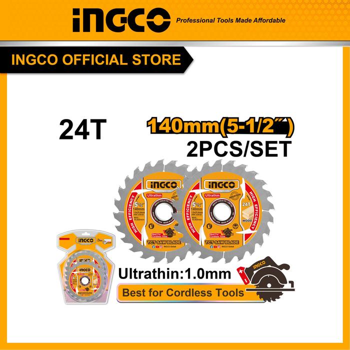Gambar Ultra-thin TCT Saw Blade (5½"/140mm) INGCO TSB1403 Mata Gergaji Serkel dari INGCO INDONESIA Kota Administrasi Jakarta Pusat Tokopedia