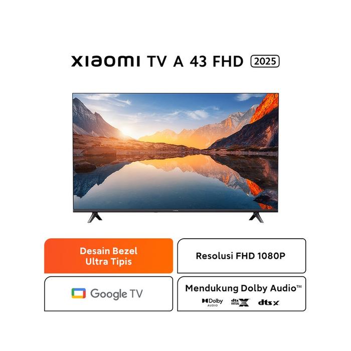 Gambar Xiaomi Mi TV A2 43" FHD / Android TV / Digital TV / Smart TV Resmi dari Super Laris IT Kota Makassar Tokopedia