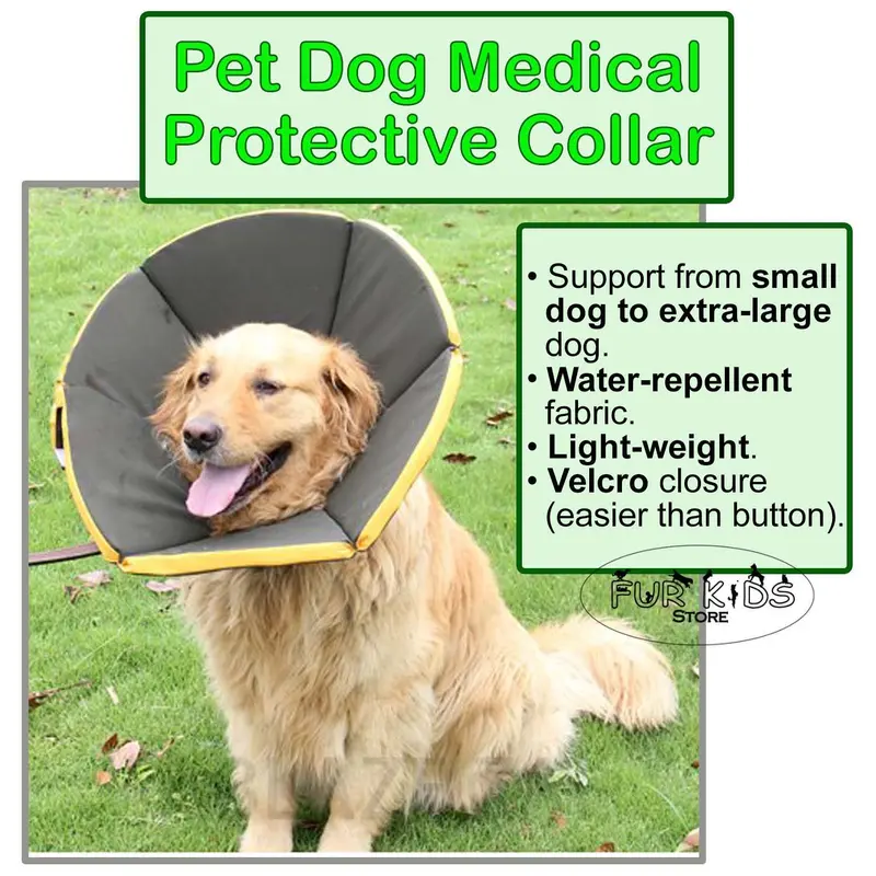 Pet Dog Medical Wound Collar Elizabeth Collar Protective Cone Collar (Anti-Lick Purpose) 0