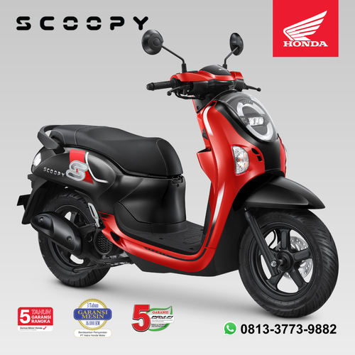 Jual Sepeda Motor Honda Scoopy Energetic/Fashion (non-smart key