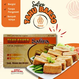 Safira Tahu Bakso Daging Sapi Asli Khas Ungaran Semarang Siap Goreng Rebus Kukus Bergizi Tanpa Pengawet Banyak Isinya